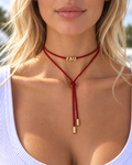 FAU Game Day Necklace (red/blue)
