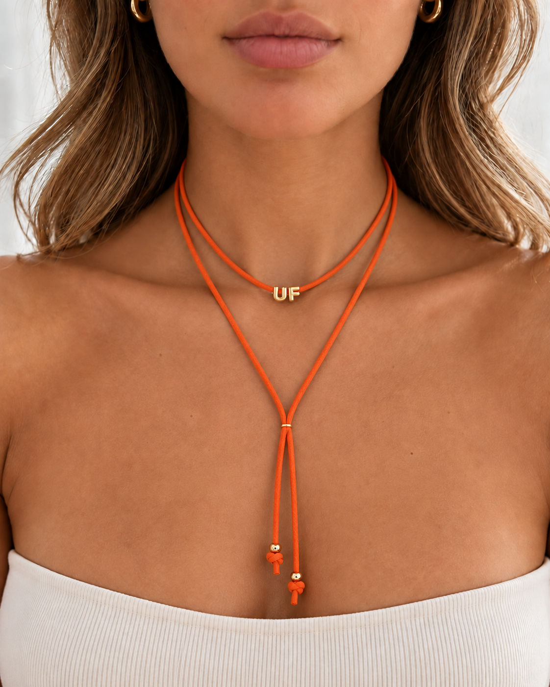 UF Adjustable Lariat Necklace