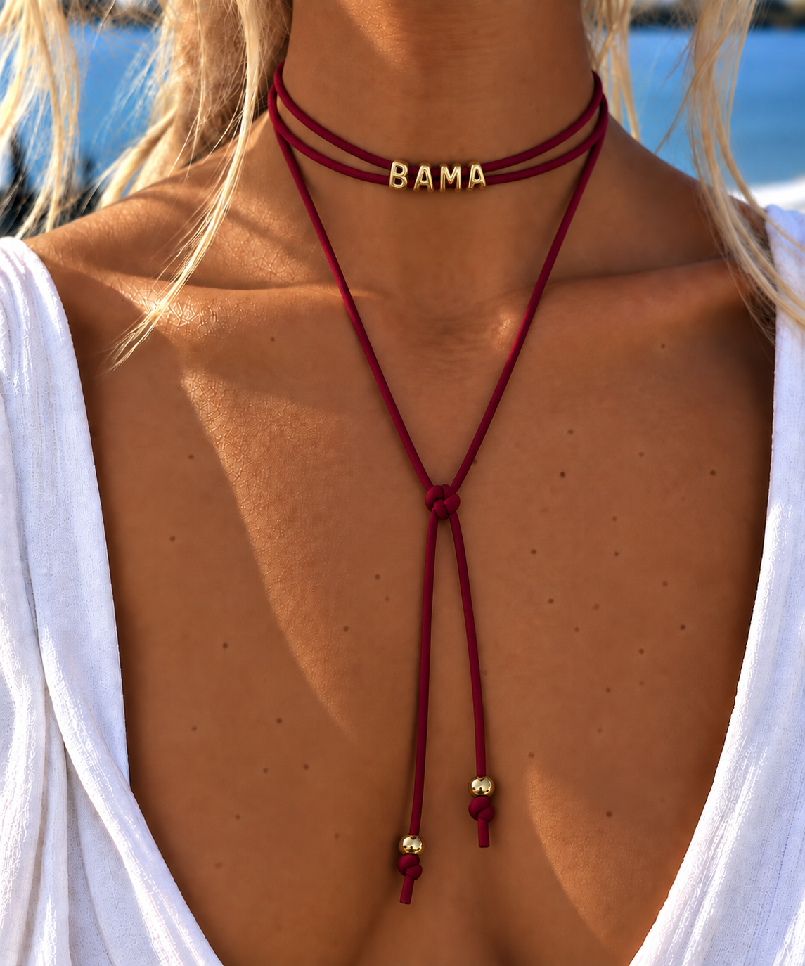 BAMA Long Game Day Necklace