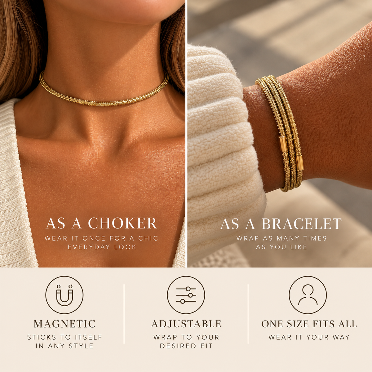 The 2-in-1 Magnetic Wrap